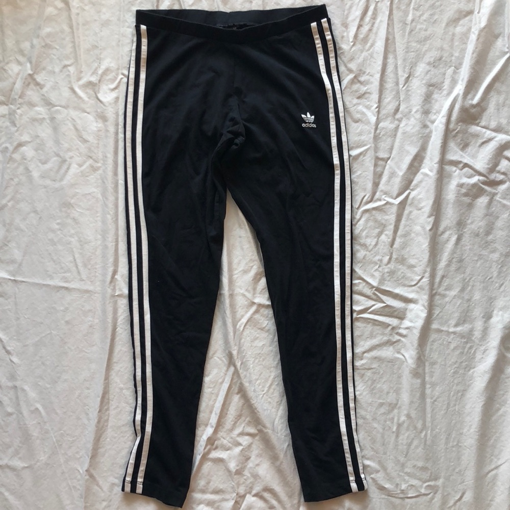 Adidas 3 stripe leggings